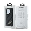 Karl Lagerfeld KLHCP13XPQDSMGK iPhone13 Pro Max 6.7 czarny/black hardcase Diagonal Quilted Script